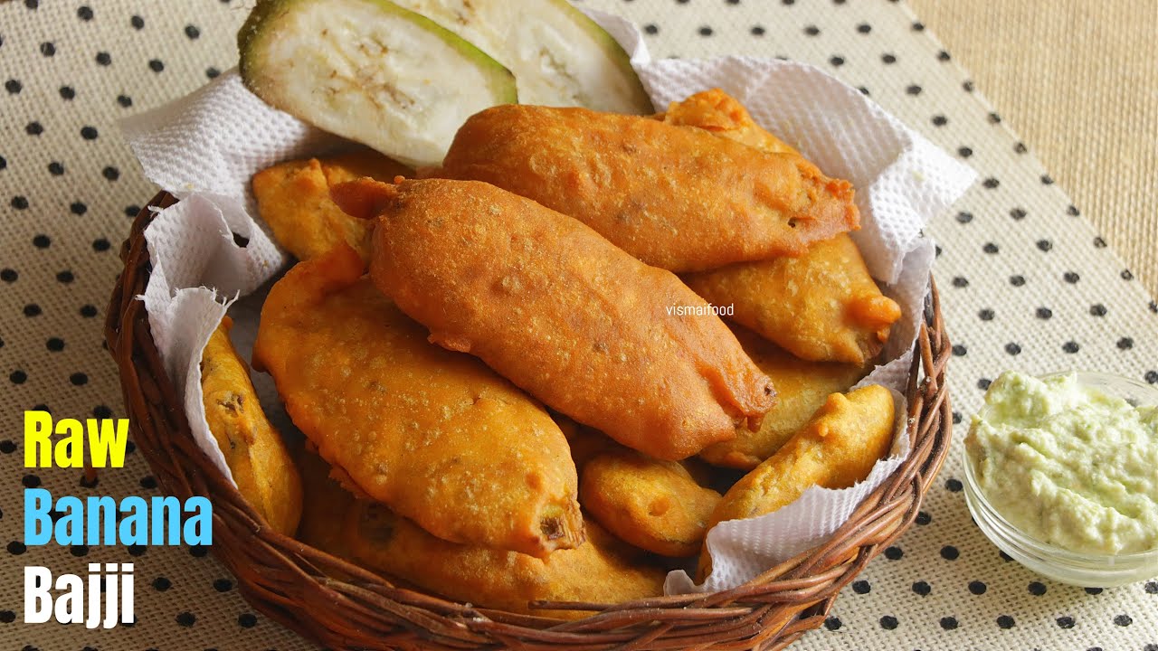 Raw Banana Bajji|Crispy & Tasty Snack|అరటికాయ బజ్జి|వంట సోడా వాడకుండా తక్కువ నూనె పీల్చేలా టిప్స్ తో