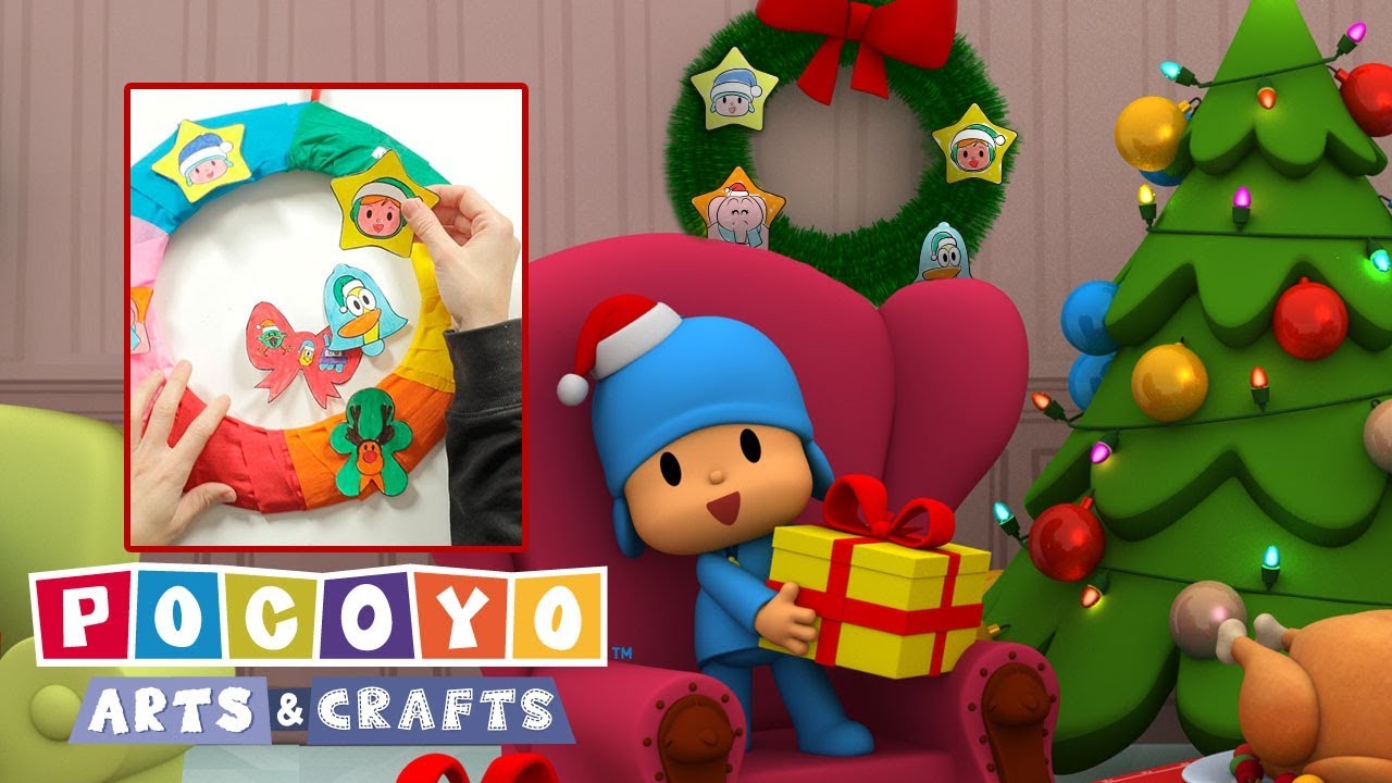 CHRISTMAS Pocoyo Arts Crafts Christmas Wreath YouTube christmas-pocoyo-arts-crafts-christmas-wreath-youtube