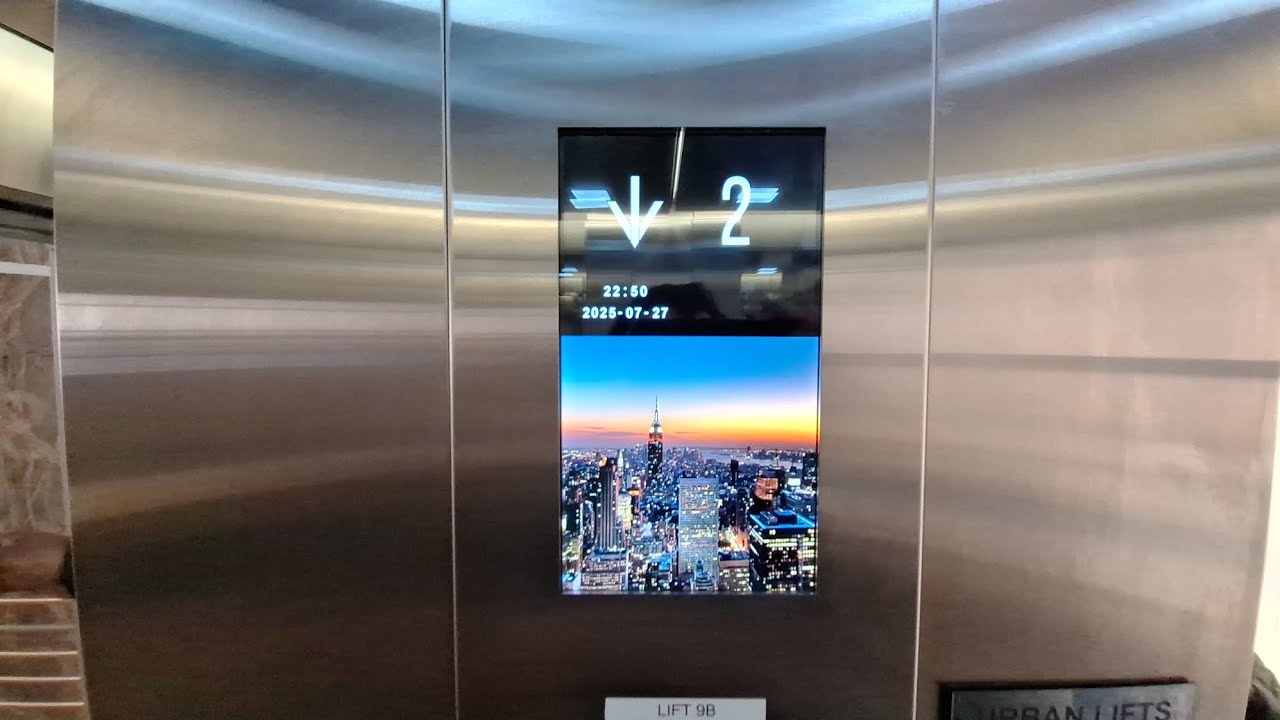 Interesting Urban JV Glass Lifts at O.R. Tambo International Airport in Johannesburg, South Africa