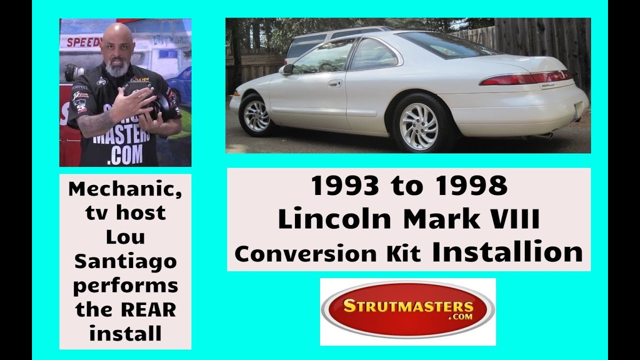 Лу Сантьяго устанавливает комплект для переоборудования Lincoln Mark VIII (часть 1 из 2 — ЗАДНЯЯ ...