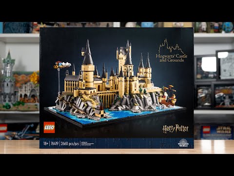 LEGO Harry Potter Hogwarts Castle and Grounds Wizarding Building Set 76419