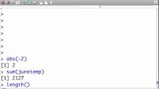 R single input functions (video5)