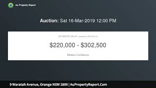 9 Waratah Avenue, Orange NSW 2800 | AuPropertyReport.Com