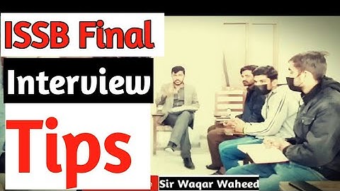 ISSB Final Interview Tips By Sir Waqar Waheed | ISSB Test Preparation | PMA Long Course Interview