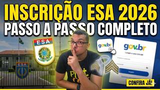 Como fazer a inscrição ESA 2026 (passo a passo completo)