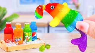 Tasty Fish Jelly Lollipop 🌈 Miniature Jelly Dessert Recipes 🍭 How To Make Honey Jelly At Home 🌸