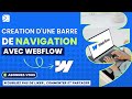 Creation d'une Barre de Navigation avec Webflow