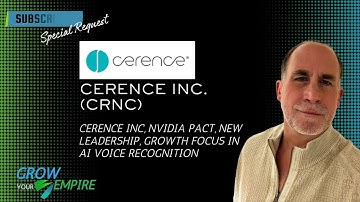 Cerence Inc. (CRNC) 🚗 Driving the Future of Automotive AI #Investing #GrowYourEmpire #Millionaire