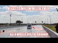 THE BIGGEST WHEELIE THE MR2 HAS EVER DONE!