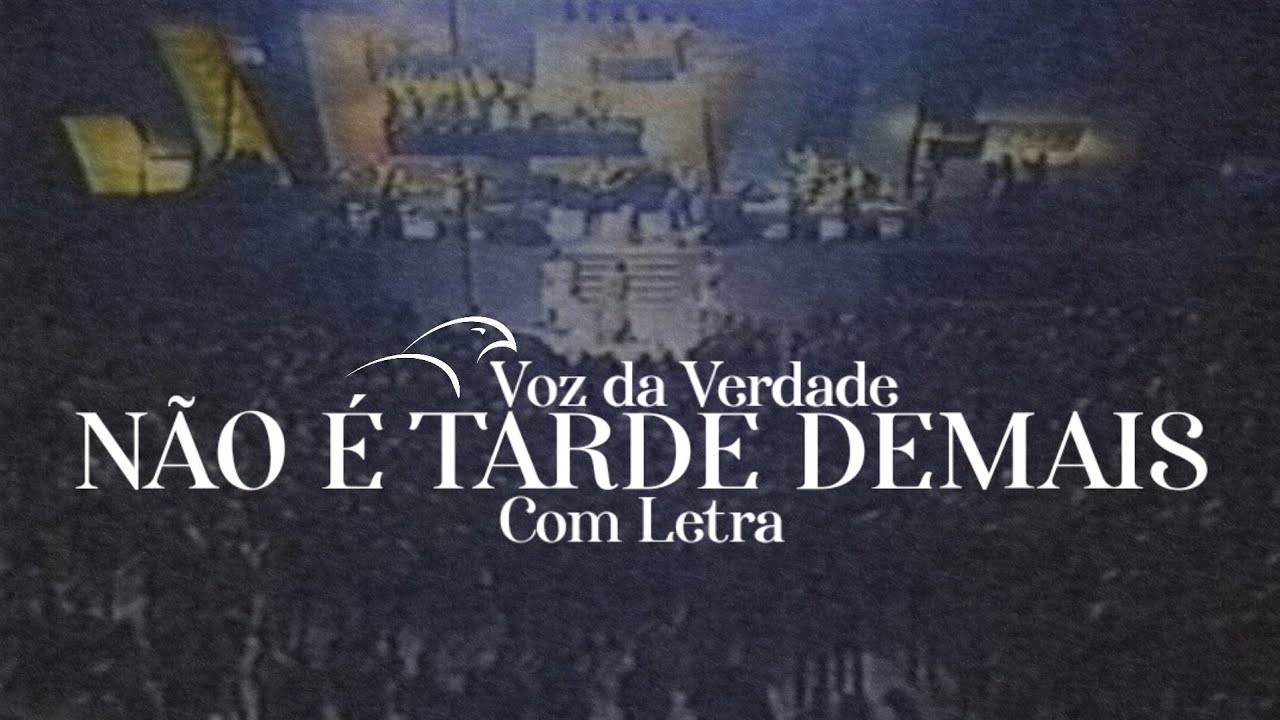 Cassiane - Não é tarde demais - VOZ - Com letra. 