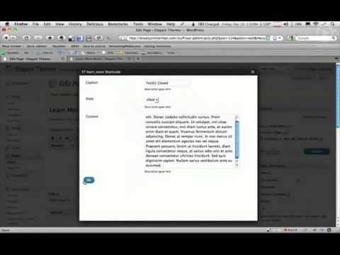 Wordpress Shortcodes Elegant Themes Expanding Boxes