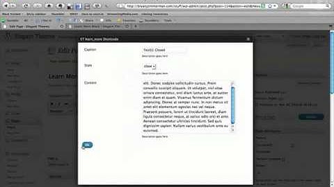 Wordpress Shortcodes Elegant Themes Expanding Boxes