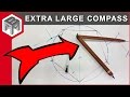 How To Make An Extra Large Compass - Quick and Easy How To Make An Extra Large Compass - Quick and Easy