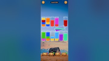 528 level Water sort - color sort game #gameshorts #watercolor #asmr #gameplay #shorts #play