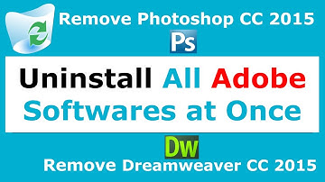 Uninstall all Adobe software