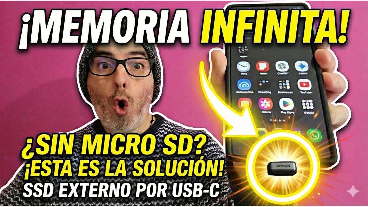 📱💾 ¡SOLUCIÓN! Como AÑADIR una MEMORIA EXTERNA en CELULAR que NO tiene MICROSD