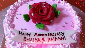 Happy Anniversary Bhaiya & Bhabhi WhatsApp Status | Happy Anniversary Bhaiya Bhabhi Status Latest