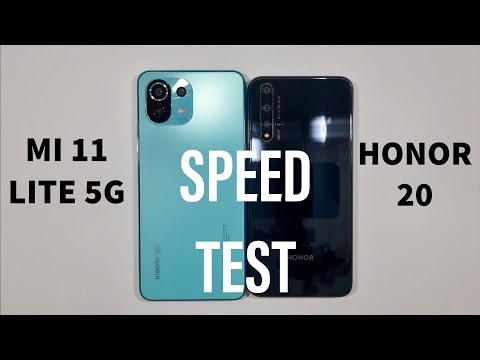 Xiaomi Mi 11 Lite 5G vs Honor 20 Speed Test