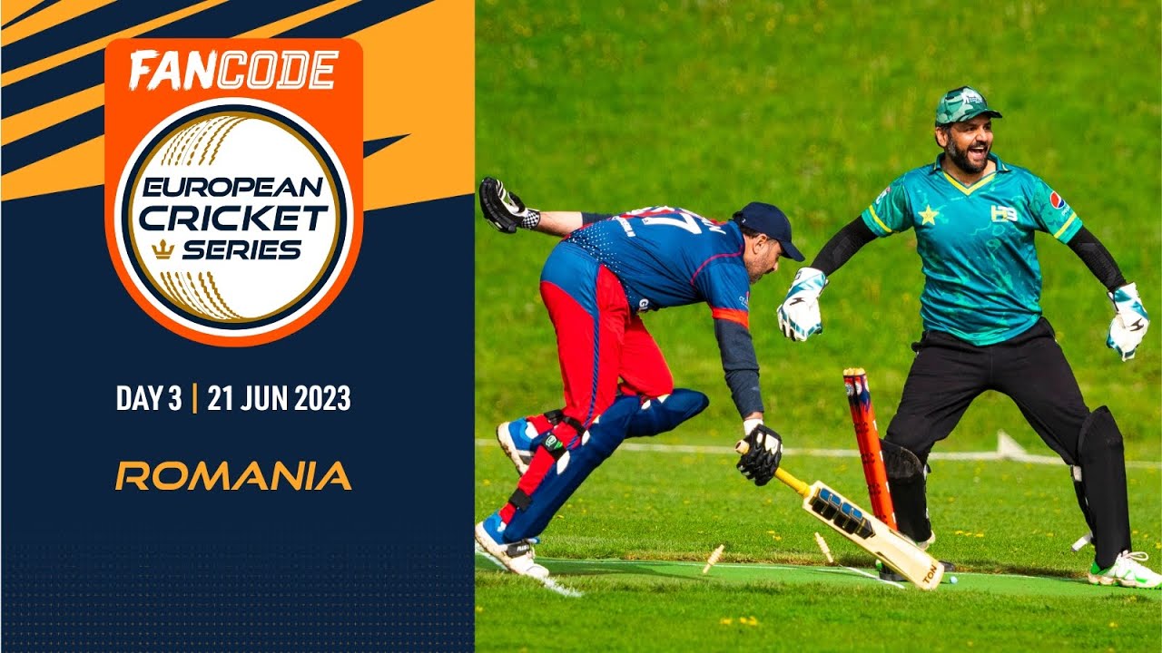 🔴 FanCode ECS Romania, 2023 Day 3 T10 Live Cricket European Cricket 