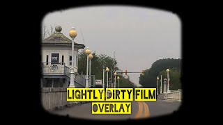 Lightly Dirty Film Matte Overlays (.png) (FHD) | Retro | Vintage