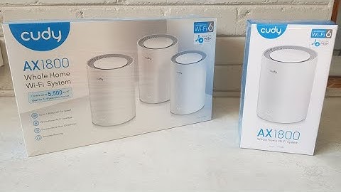 Cudy Mesh AX1800 WiFi 6 unboxing and setup