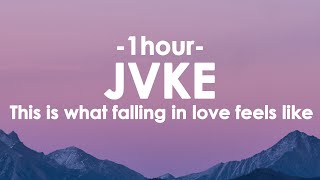 JVKE - this is what falling in love feels like [1HOUR+Lyric]