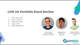 LIVE UX Portfolio Review Panel screenshot 4