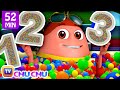 Learn Numbers 1 - 10 with Surprise Eggs Ball Pit Show + More Funzone Songs for Kids - ChuChu TV