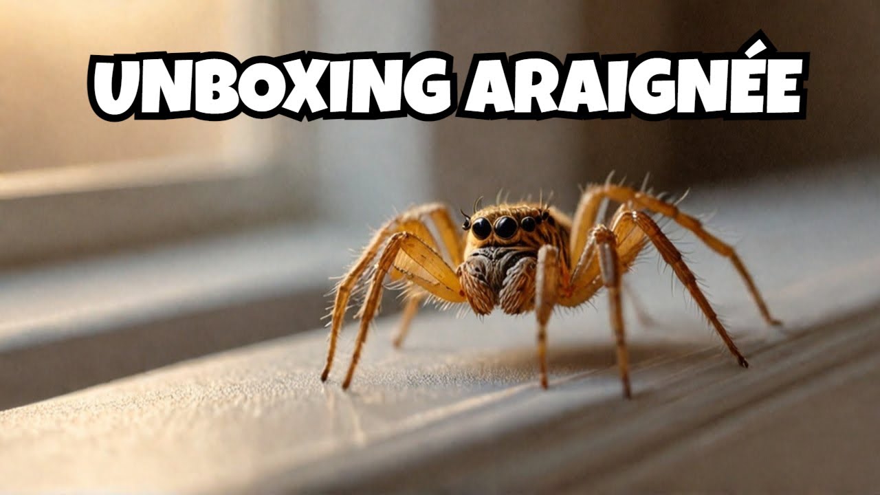 UNE PETITE ARAIGNÉE ARRIVE DANS MA MAISON