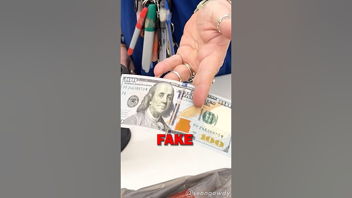 How To Recognize Fake Money💵