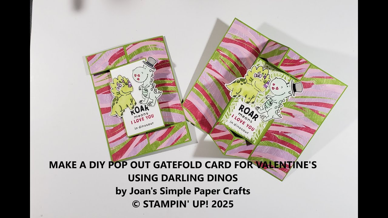 MAKE A DIY POP OUT GATEFOLD CARD FOR VALENTINE'S DAY USING DARLING ...