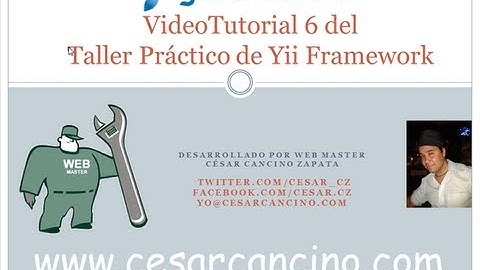 VideoTutorial 6 del Taller Práctico de Yii Framework. Creación de Formularios y Validación