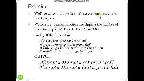 Python #85 Data File Handling Part 6- Text File Programs