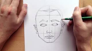 Hoe teken je een gezicht ( man )
