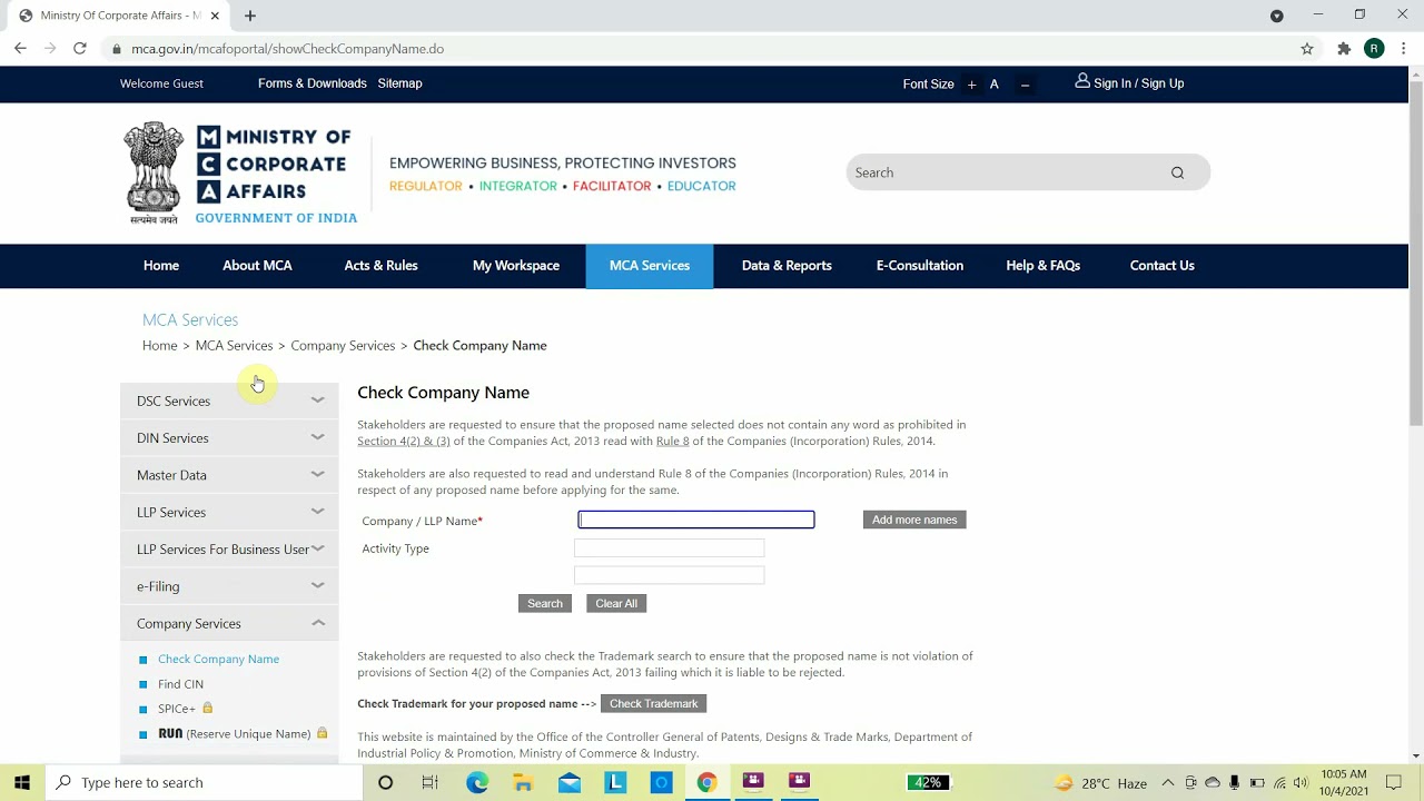 How to check company is fraud or legal ?MCA masterdata,Google transparency report,website checking
