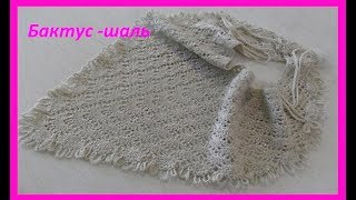 Бактус, мини- шаль с необычной обвязкой из воздушных петель ,crochet shawl(шаль №74) Бактус, мини- шаль с необычной обвязкой из воздушных петель ,crochet shawl(шаль №74)