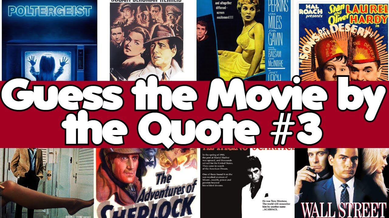 Guess the Movie by the Quote | 100 quotes for 100 years | part #3 - YouTube