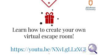 Alternative assessment technique #5: Virtual Escape Rooms (gamified assessment).