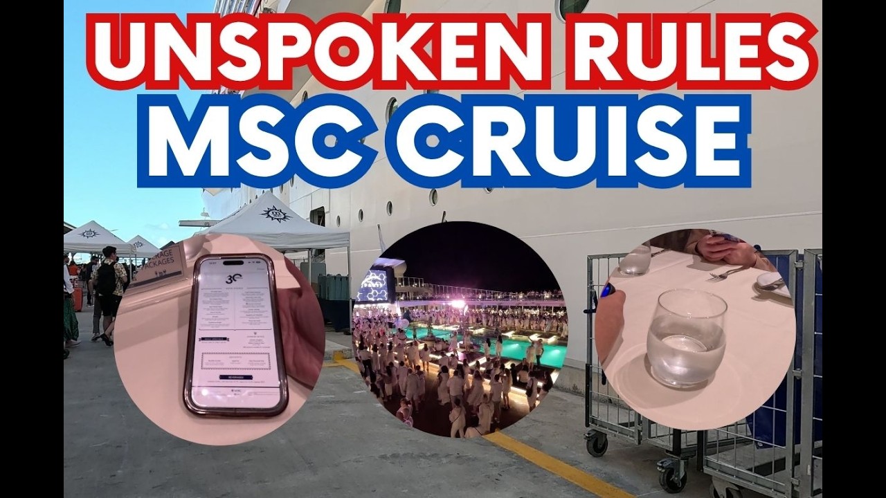 8 Unspoken MSC Cruise Rules that First Time Cruisers Need to Know | MSC Cruise Tips