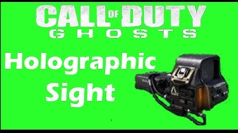 Call of Duty Ghosts In-Depth Attachment Guide Ep. 2: Holographic Sight