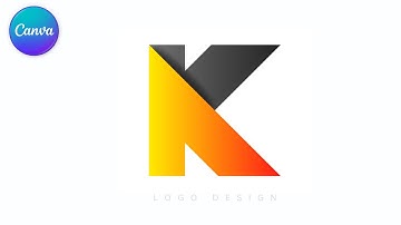 How to Create gradient logo in canva ? | Canva Swirl Logo Design lHow to make a Logo in canva