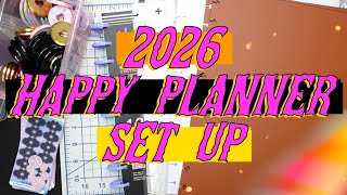 starting my 2026 Happy Planner set up (part one!) | PLAN WITH ME