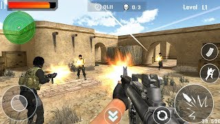 SWAT Shooter Android Gameplay DESERT Defuse #2 screenshot 5