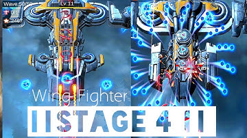 Wing fighter||Stage 4||Snowy canyon | complete play |