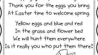 Easter Bunny Poem