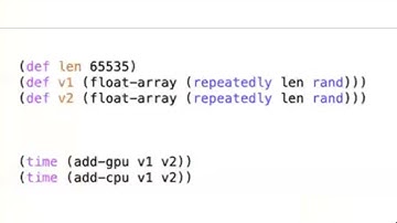Clojure data-recur meeting 6: Clojure Meets Metal: Working with native libraries and the GPU