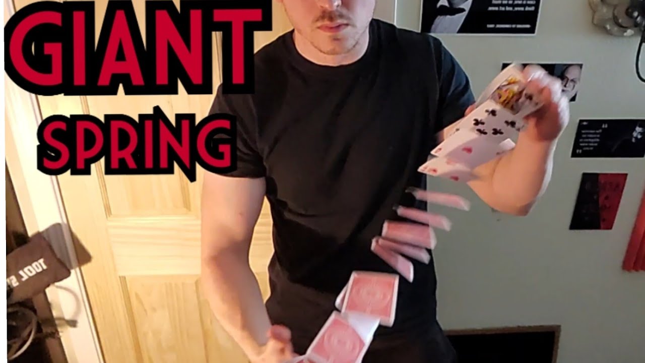 GIANT Spring vs Normal card spring 