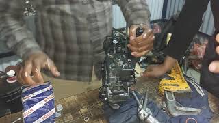 Case machine fuel pump repair