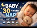 30 Minute Baby/toddler Nap 😴 Rain Sounds & White Noise for Deep Sleep 🌧️ 👶💤