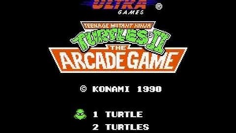 Teenage Mutant Ninja Turtles 2: The Arcade Game Intro Nes